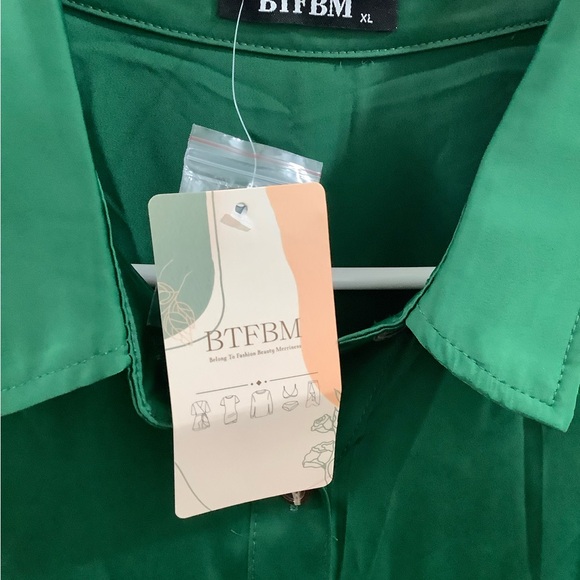 BTFBM Green Maxi Dress - Picture 3 of 6